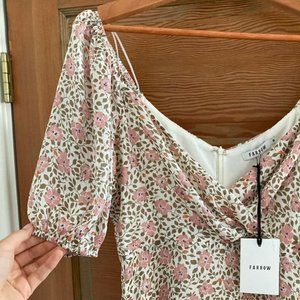 Farrow Midi Floral Dress